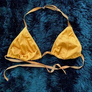 Malia Mills copper bikini top